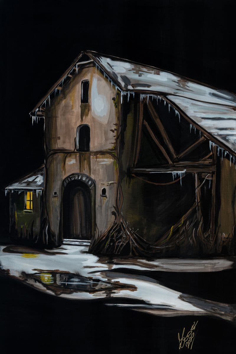 Egyedül — Zsoze festmény